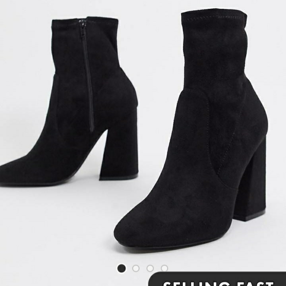 ASOS Design Echo Heeled Sock Boots